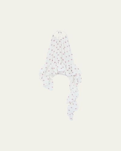 Liberowe Tamara Floral Silk Asymmetric Peplum Top