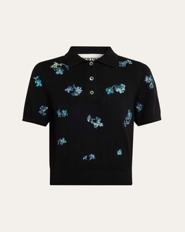 Libertine Bluebell Lane Cashmere Polo Sweater