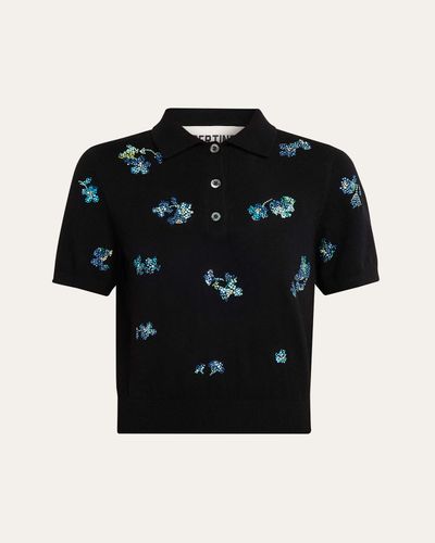 Libertine Bluebell Lane Cashmere Polo Sweater