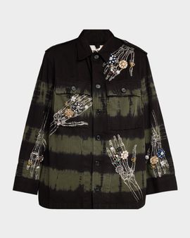 Libertine Buried Treasure Tie-Dye Utility Jacket