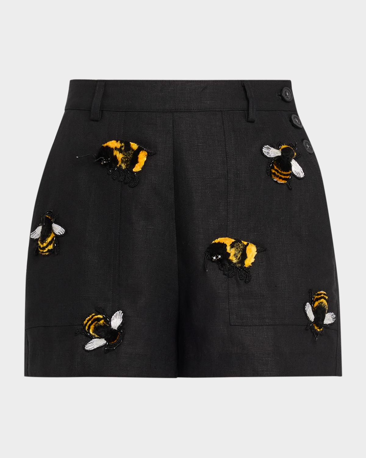Libertine Buzz Off Linen Sailor Shorts