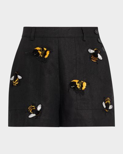 Libertine Buzz Off Linen Sailor Shorts
