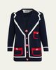 Libertine Cashmere Trompe L'oeil Cardigan - 1