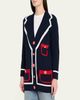 Libertine Cashmere Trompe L'oeil Cardigan - 4