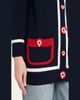 Libertine Cashmere Trompe L'oeil Cardigan - 5