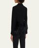 Libertine Feathered Single-Breasted Jacket - 3