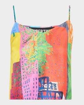 Libertine NYC Printed Silk Camisole