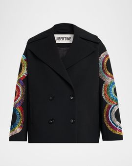 Libertine Sonia Crystal-Embellished Deauville Jacket