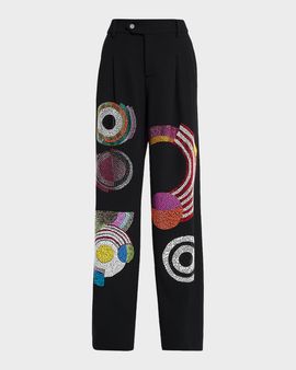 Libertine Sonia Crystal-Embellished Trousers