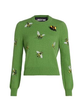 Libertine Women's Buzz Off Shrunken Cashmere Sweater