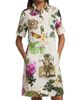 Libertine Women's Hollyhock Floral Linen Preppy Minidress - 3