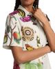 Libertine Women's Hollyhock Floral Linen Preppy Minidress - 6