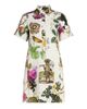 Libertine Women's Hollyhock Floral Linen Preppy Minidress - 8