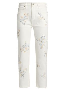 Libertine Women's Porcelain Garden Boyfriend Jeans