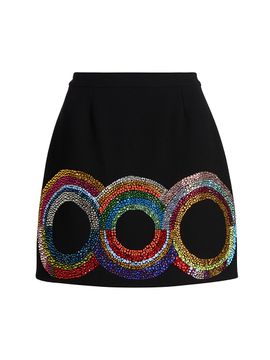 Libertine Women's Sonia Embellished A-Line Miniskirt