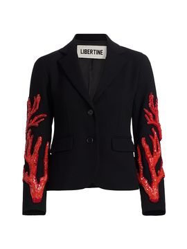 Libertine Women's Venetian Reef Short Blazer