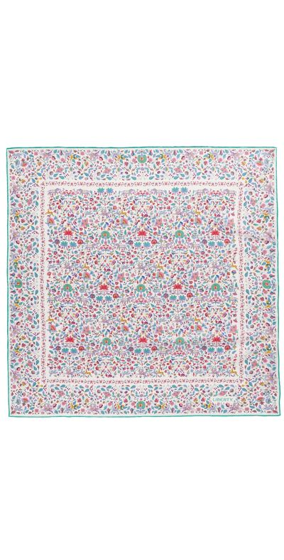 LIBERTY LIBERTY Imran Silk Scarf Cream One