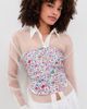 LIBERTY LIBERTY Imran Silk Scarf Cream One - 3