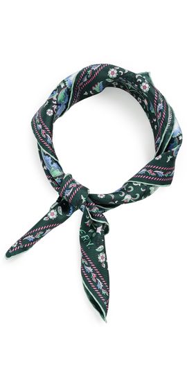 LIBERTY LIBERTY Lodden Silk Scarf Green One