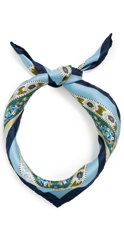 LIBERTY LIBERTY Prospect Trail Silk Scarf Blue One