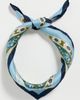 LIBERTY LIBERTY Prospect Trail Silk Scarf Blue One - 2