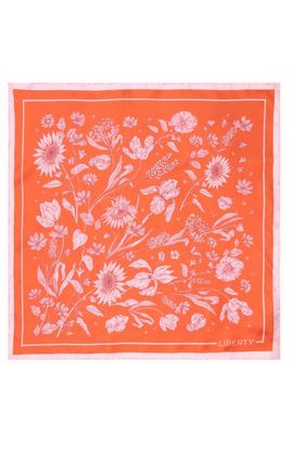 Liberty London Liberty London Mono Muse Silk Square Scarf