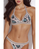 LIDA SWIMWEAR LIDA SWIMWEAR Korinth Triangle Bikini Top with Crocheted Border - 1