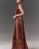 L'IDÉE Libertie Velvet Halter Gown - 4