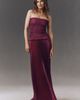 L'IDÉE Maya Strapless Pleated Gown - 1