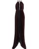 L'Idée Women's La Fete Boheme Shimmer Pleated Halterneck Gown - 1