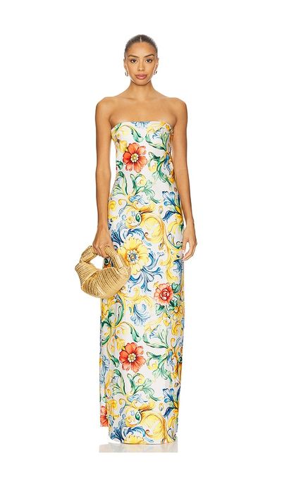 slim fit dress slacks Lidee Gala Gown in Marigold – Coco & Lola