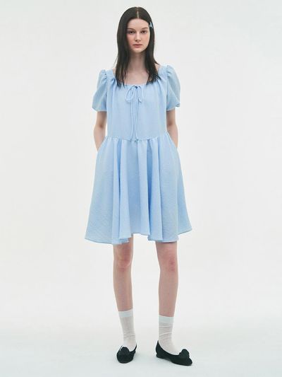 LIE MEQUE Fairy Balloon Dress Blue