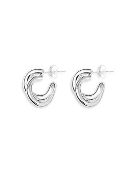 Lie Studio Lie Studio Diana Crossover Hoop Earrings
