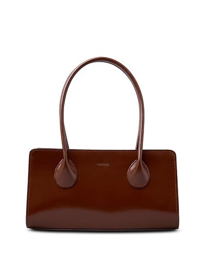 Lie Studio Lie Studio Lou Patent Leather Shoulder Bag