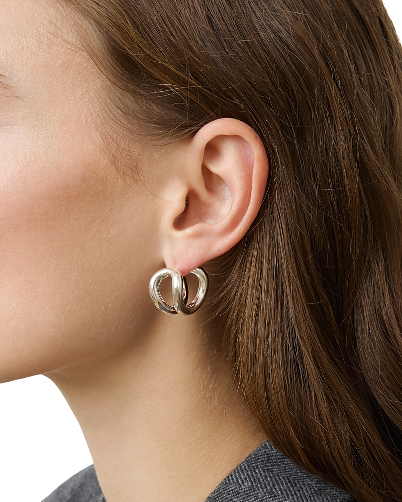 Lie Studio Lie Studio Steffie Openwork Hoop Earrings