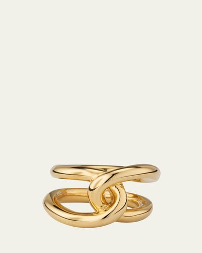 LIE STUDIO The Agnes Sterling Silver Knot-Tie Ring
