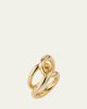 LIE STUDIO The Agnes Sterling Silver Knot-Tie Ring - 3