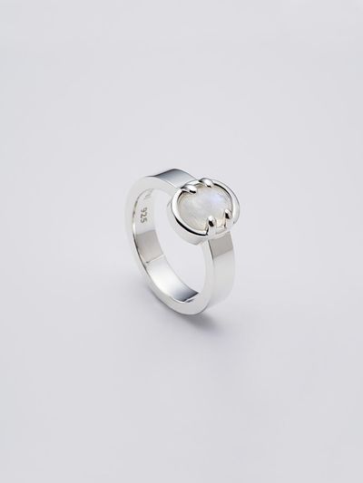 liersi 925 Silver Moonstone Ring