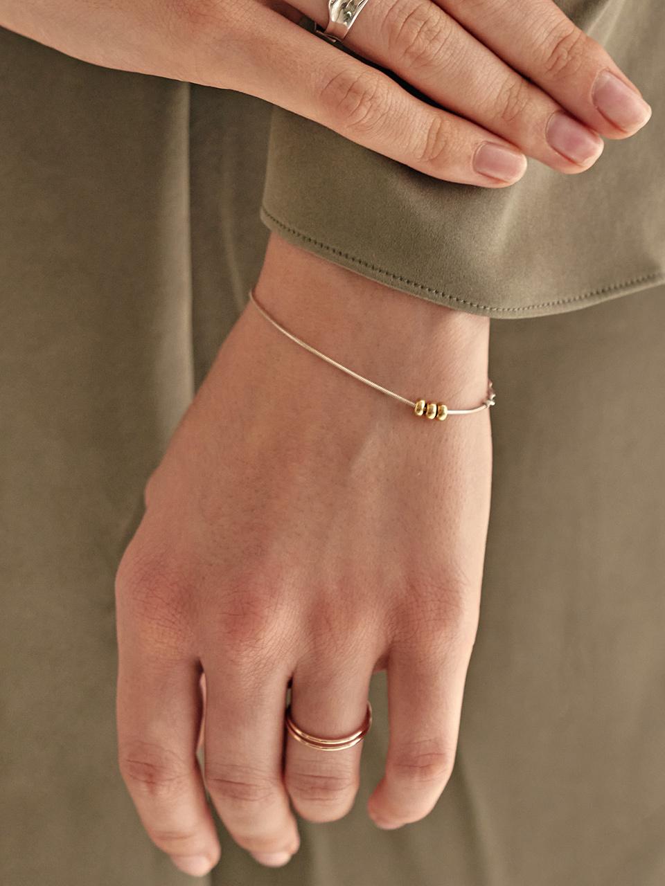 liersi Silver Chain Pendant Bracelet