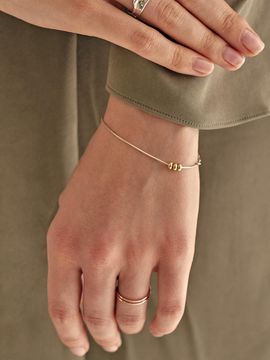 liersi Silver Chain Pendant Bracelet