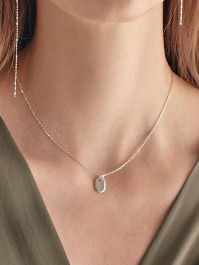 liersi Sterling Silver Adjustable Mine Pendant Necklace
