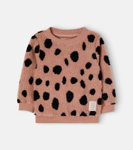 Liewood Liewood Ridley leopard-print teddy sweatshirt