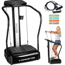 Lifepro Lifepro Rhythm Vibration Plate Exercise Machine with Handles & Heart Rate Monitor
