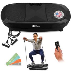 Lifepro Lifepro Rumblex Max 4D Vibration Plate Exercise Machine with Bands for Home Fitness and Recovery