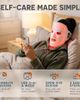 Lifepro Lifepro Silicone LED Face Mask Redlight therapy with RBG light Portable LED mask - 4