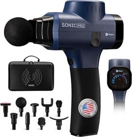 Lifepro Lifepro Sonic Pro Deep Tissue Massage Gun Handheld Percussion Massager with 10 Speeds, 9 Heads