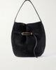 LIFFNER Buckled suede bucket bag - 1