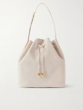 LIFFNER Charm suede drawstring shoulder bag