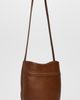 Liffner Liffner Belted Bucket Bag Chestnut/Silver Hardware One - 4