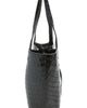 LIFFNER LIFFNER Belted Croc Embossed Leather Tote - 5
